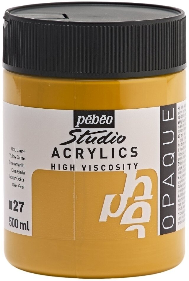 Pébéo Studio Fine Akrylová barva Yellow Ochre 500 ml 1 ks