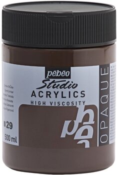 Colore acrilico Pébéo Studio Fine Colori acrilici Burnt Umber 500 ml 1 pz - 1