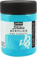 Culoare acrilică Pébéo Studio Fine Vopsea acrilică Iridescent Blue Green 500 ml 1 buc.