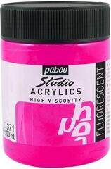 Acrylverf Pébéo Studio Fine Acrylverf Fluorescent Pink 500 ml 1 st.