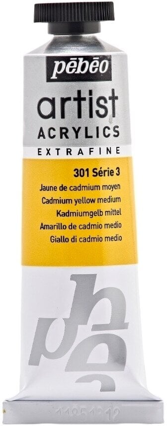 Акрилова фарба Pébéo Artist Акрилова фарба Medium Cadmium Yellow 37 ml 1 шт.