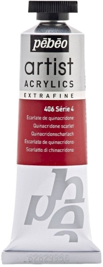 Pébéo Artist Akrylová barva Quinacridone Scarlet 37 ml 1 ks