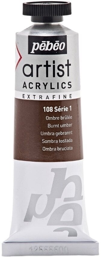 Pébéo Artist Akrylová barva Burnt Umber 37 ml 1 ks