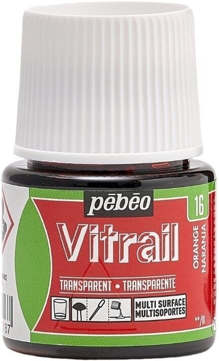 Pébéo Vitrail Barva na sklo Orange 45 ml 1 ks