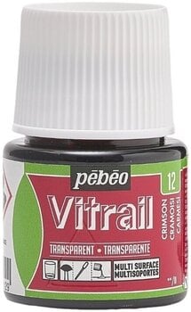 Glass Paint Pébéo Vitrail Glass Paint Crimson 45 ml 1 pc - 1