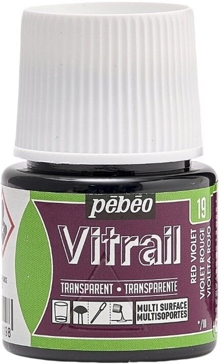 Pébéo Vitrail Barva na sklo Red Violet 45 ml 1 ks