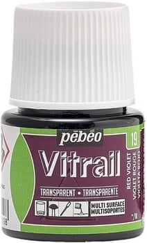 Glassmaling Pébéo Vitrail Transparent 45ml Red Violet - 1