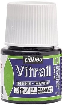Glass Paint Pébéo Vitrail Glass Paint Deep Blue 45 ml 1 pc - 1
