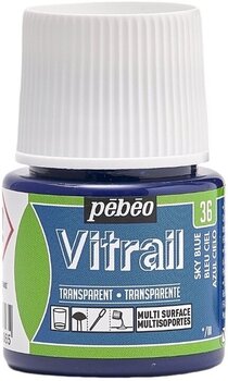 Glass Paint Pébéo Vitrail Glass Paint Light Blue 45 ml 1 pc - 1