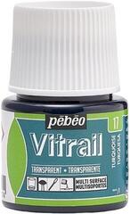 Vopsea pentru sticla Pébéo Vitrail Vopsea de sticla Turcoaz Albastru 45 ml 1 buc.