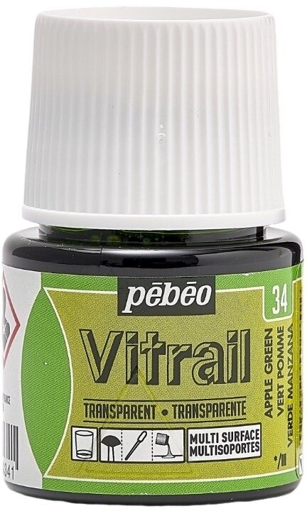 Pébéo Vitrail Barva na sklo Apple Green 45 ml 1 ks