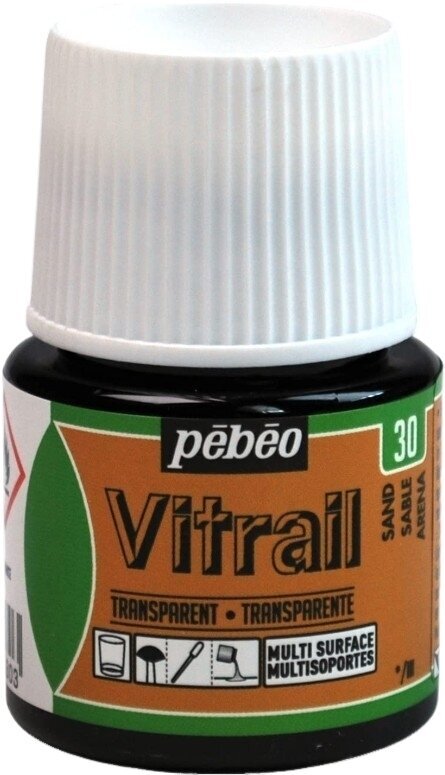 Boja za staklo Pébéo Vitrail Боја за стакло Sand 45 ml 1 kom