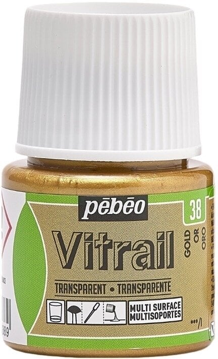 Pébéo Vitrail Barva na sklo Gold 45 ml 1 ks