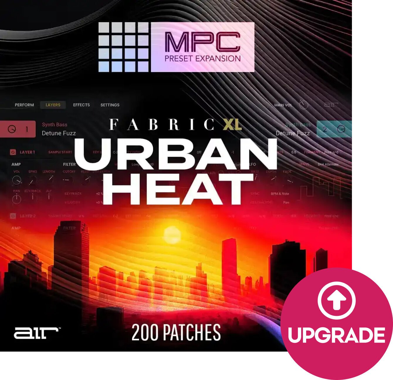 Update / Upgrade / Expansion AIR Music Tech Urban Heat - Fabric XL (Дигитален продукт)