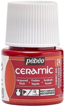 Ceramic Paint Pébéo Ceramic Ceramic Paint Cherry Red 45 ml 1 pc - 1