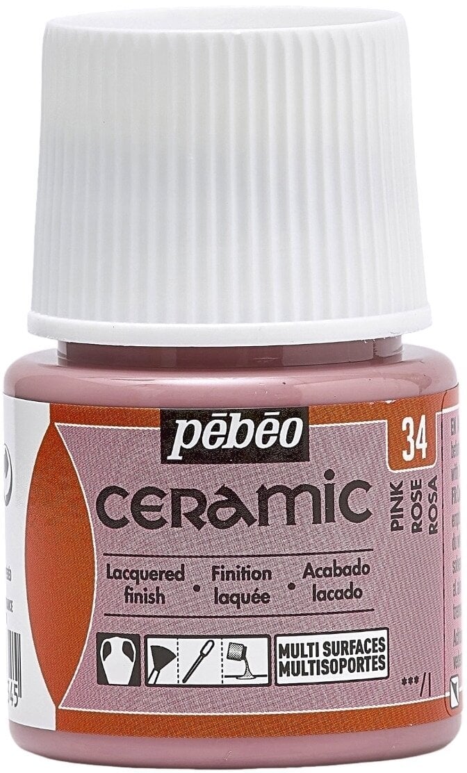 Peinture pour céramique Pébéo Ceramic Peinture pour céramique Pink 45 ml 1 pc
