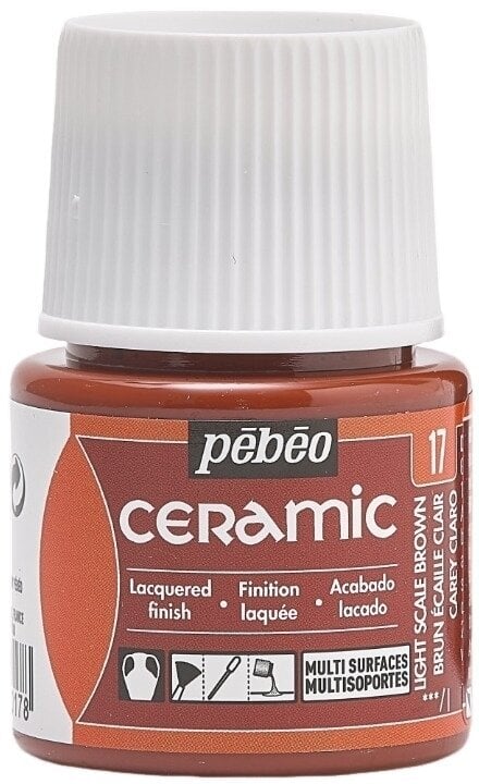 Pébéo Ceramic Barva na keramiku Light Scale Brown 45 ml 1 ks