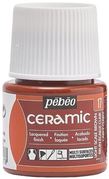 Ceramic Paint Pébéo Ceramic Ceramic Paint Light Scale Brown 45 ml 1 pc - 1
