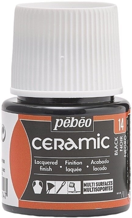 Pébéo Ceramic Barva na keramiku Black 45 ml 1 ks