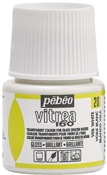 Glasverf Pébéo Vitrea 160 Glas verf Veil White 45 ml 1 st. - 1