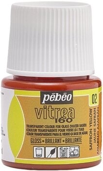 Vopsea pentru sticla Pébéo Vitrea 160 Vopsea de sticla Saffron Yellow 45 ml 1 buc. - 1