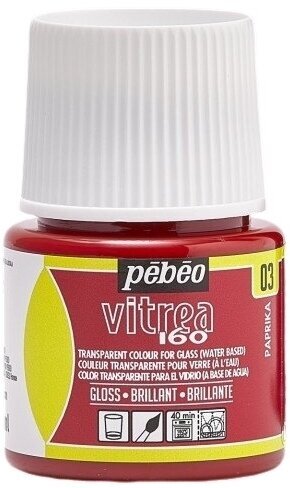 Pébéo Vitrea 160 Barva na sklo Paprika 45 ml 1 ks