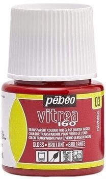 Vopsea pentru sticla Pébéo Vitrea 160 Vopsea de sticla Paprika 45 ml 1 buc. - 1