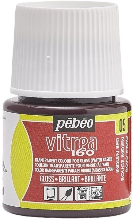 Pébéo Vitrea 160 Barva na sklo Indian Red 45 ml 1 ks