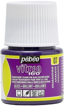 Barva na sklo Pébéo Vitrea 160 Barva na sklo Amaranthine 45 ml 1 ks - 1