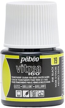Glasverf Pébéo Vitrea 160 Glas verf Ink Black 45 ml 1 st. - 1