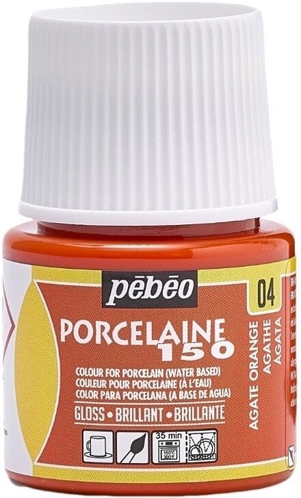 Boja za porcelan Pébéo Porcelaine 150 Порцеланска боја Agate Orange 45 ml 1 kom