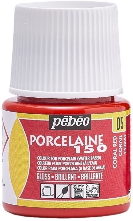 Barva na porcelán
 Pébéo Porcelaine 150 Barva na porcelán Coral Red 45 ml 1 ks