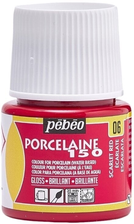 Pébéo Porcelaine 150 Barva na porcelán Scarlet Red 45 ml 1 ks