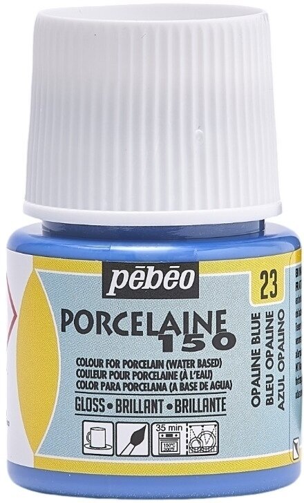 Boja za porcelan Pébéo Porcelaine 150 Порцеланска боја Opaline Blue 45 ml 1 kom