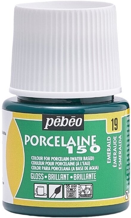 Vopsea de porțelan
 Pébéo Porcelaine 150 Vopsea pentru porțelan Emerald 45 ml 1 buc.