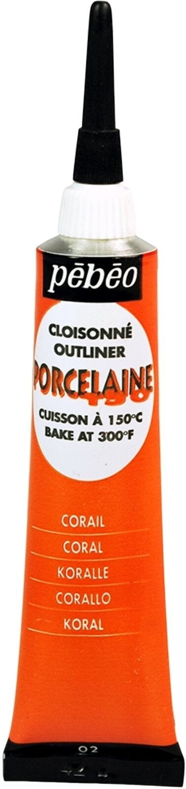 Pébéo Porcelaine 150 Kontura na porcelán Coral 20 ml 1 ks