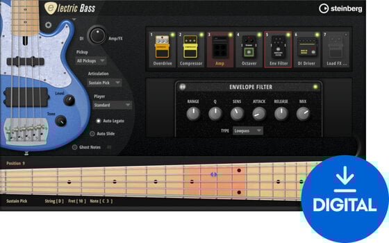 VST Instrument Steinberg Electric Bass (Digitalni izdelek) - 1