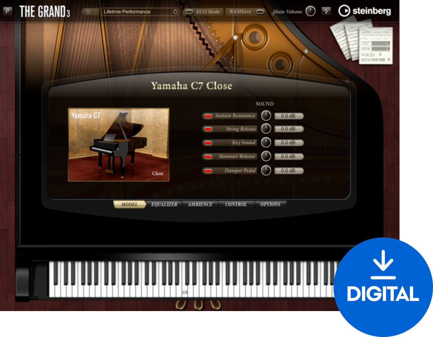 VST Instrument Steinberg The Grand 3 (Digitales Produkt)