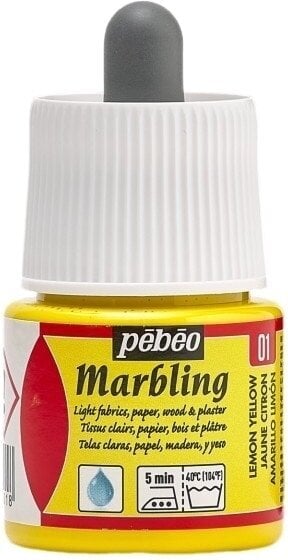 Pébéo 130-001 Barva na mramorování Lemon Yellow 45 ml 1 ks