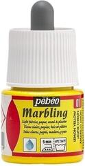 Kleuren Pébéo 130-001 Marmeren verf Lemon Yellow 45 ml 1 st.