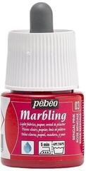 Kleuren Pébéo 130-003 Marmeren verf Bengal Pink 45 ml 1 st.