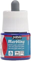 Kleuren Pébéo 130-005 Marmeren verf Cyan 45 ml 1 st.