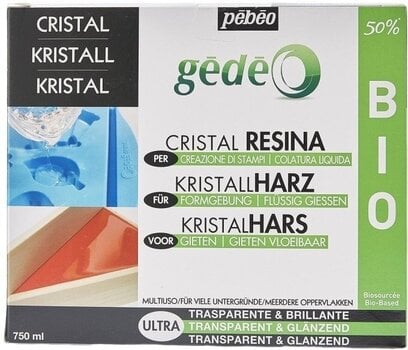 Plastiko menas Pébéo Crystal Resin Bio Kit 750ml - 1