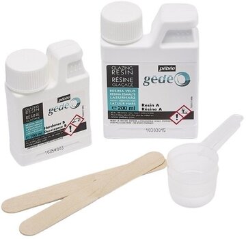 Plastiko menas Pébéo Gédéo 300ml Kit Glazing Resin - 1