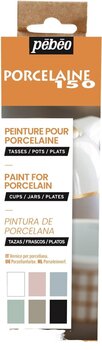 Porcelain Paint Pébéo Porcelaine 150 Porcelain Paint Set Chalk 6 x 20 ml - 1