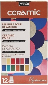 Boja za keramiku Pébéo 757451 Сет боја за керамику Exploration Set 12 x 20 ml - 1