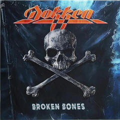 Disco de vinilo Dokken - Broken Bones (Blue & Black Splatter Coloured) (LP)