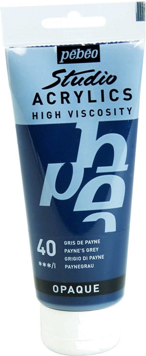 Pébéo Studio Fine Akrylová barva Payne's Grey 500 ml 1 ks
