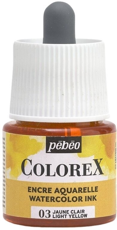 Tinta Pébéo Colorex Crtanje tušem Light Yellow 45 ml 1 kom