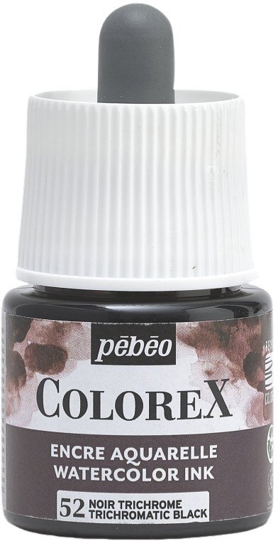Pébéo Colorex Tuš Trichromatic Black 45 ml 1 ks
